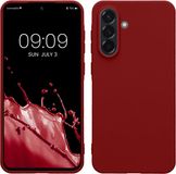 kwmobile hoesje geschikt voor Samsung Galaxy A56 5G - Back cover in rabarber rood