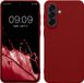 kwmobile hoesje geschikt voor Samsung Galaxy A56 5G - Back cover in rabarber rood