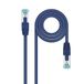 Cat.7 netwerkkabel blauw 30 cm