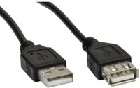 Akyga Verlengkabel USB A naar A 3m Zwart