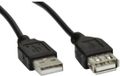Akyga Verlengkabel USB A naar A 3m Zwart