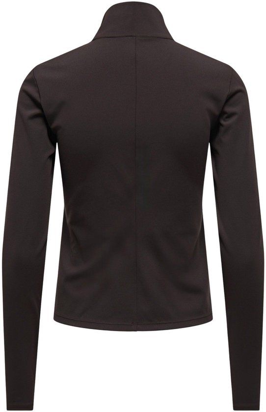 Only Play Mina FZ Cardigan Sweatvest Dames - Maat XS - donkerbruin