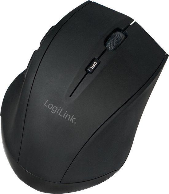 LogiLink ID0032A muis Bluetooth Laser 1600 DPI Zwart