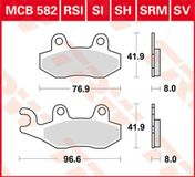 TRW - Jeu de plaquettes de frein - MCB 582 - Standard