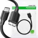 Ugreen - USB-C naar Micro-USB kabel - 1m - Zwart