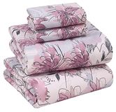 Ruvanti - 100% katoenen lakens, 4-delige beddengoedsets, diepe zakken, koellakenset inclusief 1 laken, 1 hoeslaken en 2 kussenslopen.