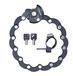 Prophete Rond vouwslot, zwart, 63 cm lengte | Veiligheidsniveau 6, 14 geharde stalen schakels, gepatenteerd sluitmechanisme, compact opvouwbaar