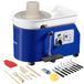VEVOR Pottenbakkersschijf, 350 W, kleimachine 280 mm draaiplaat, toerentalregeling 60-300 rpm, hand- en voetbediening, afneembaar ABS-bekken, keramische kleimachine voor volwassenen en beginners