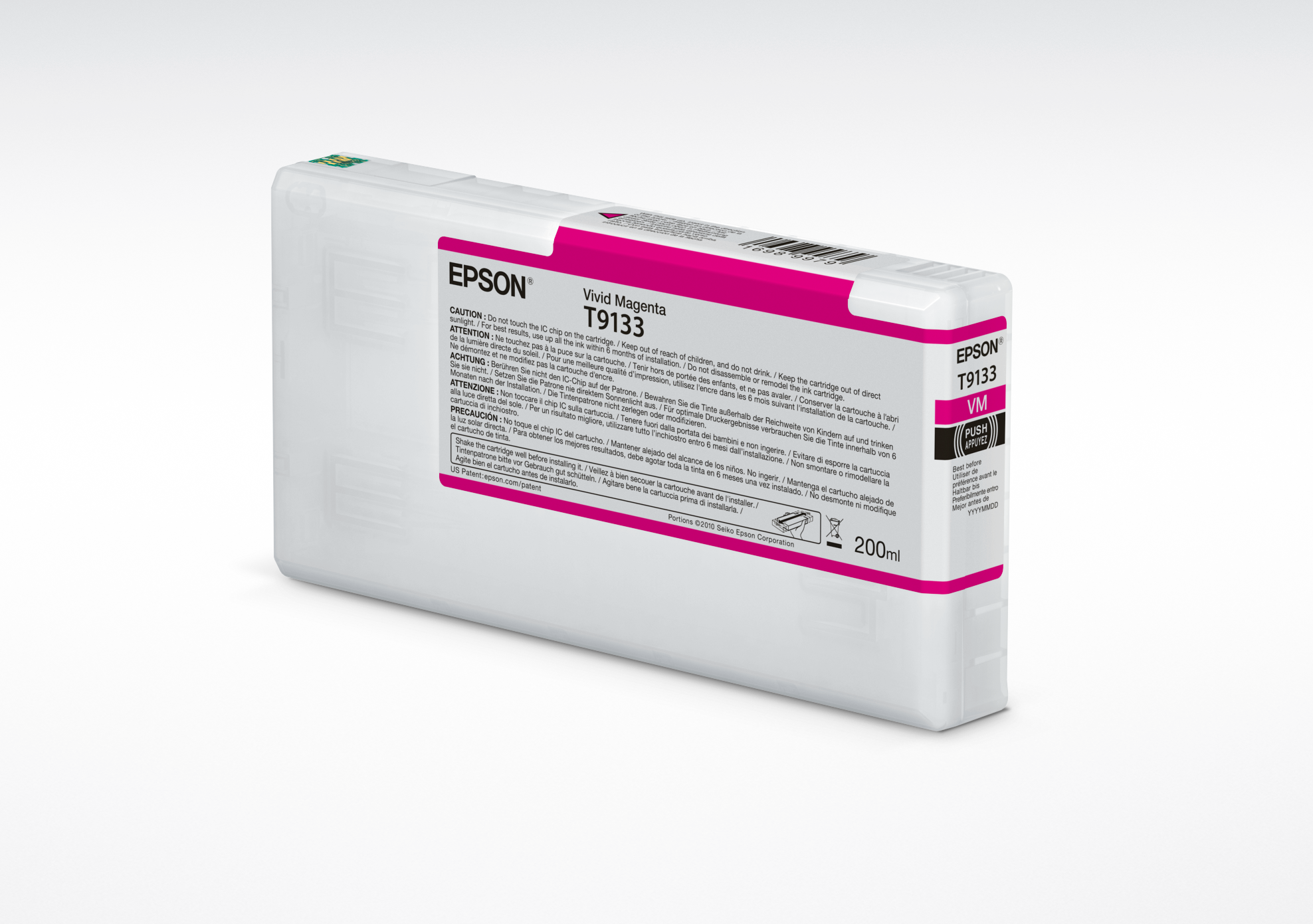 Epson T9133 Vivid Magenta Ink Cartridge (200ml) single pack / Helder magenta