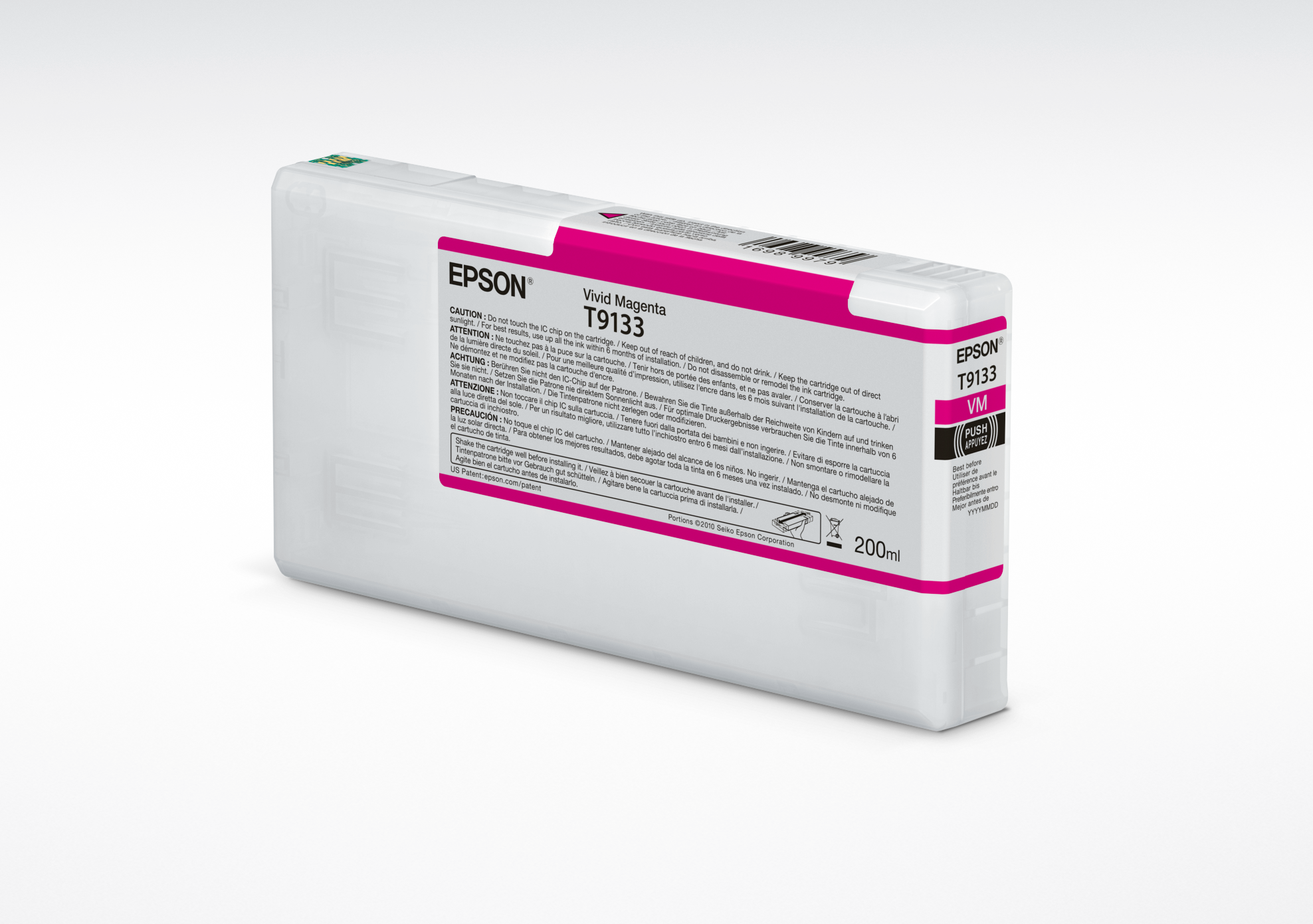 Epson T9133 Vivid Magenta Ink Cartridge - 200ml
