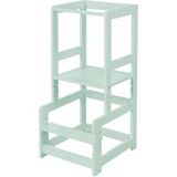 ROBA Tour d'apprentissage Montessori en bois (vert menthe)