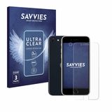 Savvies Screenprotector voor Apple iPhone SE 3 2022 (Voor+Camera) - Folie Beschermfolie transparant 6 Stuks