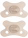 Difrax Fopspeen Natural - 0 tot 6 Maanden - Beige - 2 Stuks