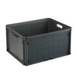 Sunware Square Krat - 52L - Dichte Zijkanten - Antraciet