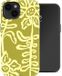 Selencia Hoesje - Geschikt voor Apple iPhone 14 - Backcover - Chalky Bloom