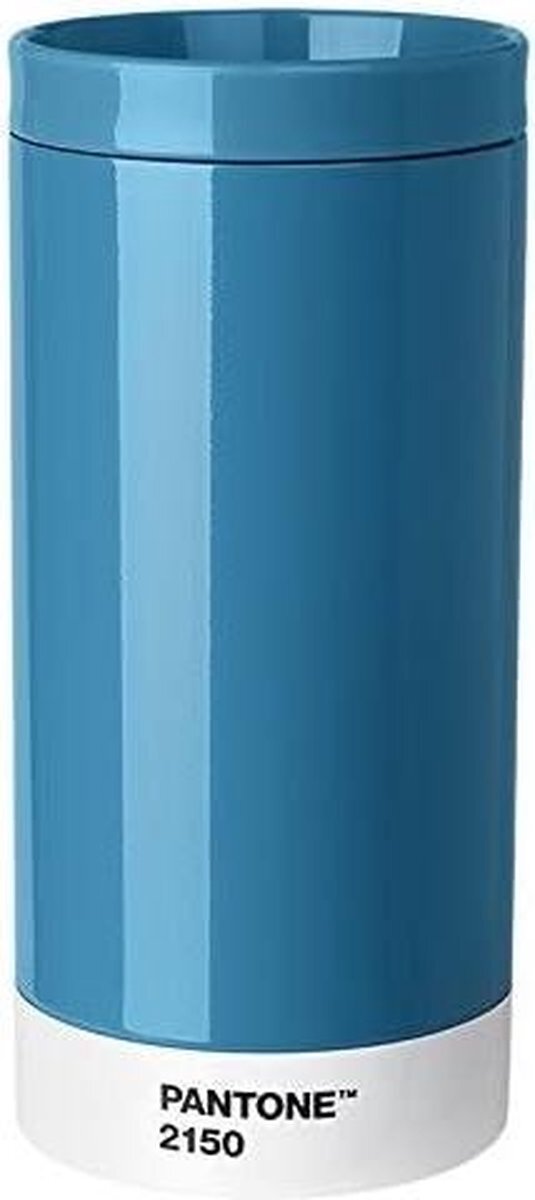 Copenhagen Design Pantone Drinkbeker - To Go - RVS - 430 ml - Blue 2150 C