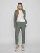 VILA pantalon VIVARONE slim fit Duck Green