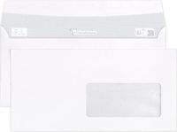 Clairalfa enveloppen DL 110x220 mm wit venster rechts 45x100 mm 250 stuks