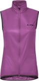 VAUDE Matera Air Vest dames fiets-sportvest, winddicht, slim fit, magenta, maat 44