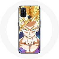 Maniacase Case voor Oppo A53 Manga Dragon Ball Sangoku Yellow