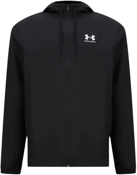 Under Armour UA Rival Wvn Windbreaker - Black/White - Men's