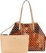 GUESS Tuana Large Tote Brown Logo Transparant Lichtbruin