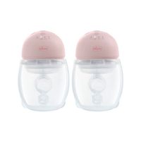 Chicco tire-lait électrique portable, portable, double, tire-lait tout-en-un, compact et discret, 3 modes et 10 niveaux