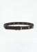comma - Ceinture en cuir pour femme avec clous, marron foncé