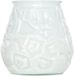 Cosy & Trendy mini lowboy tafelkaars - wit - 17 Branduren - 7 cm - kaars