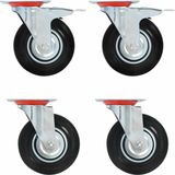 vidaXL Zwenkwielen 125 mm - 24 stuks