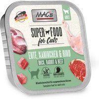 MAC's Adult Eend, konijn en rund kattenvoer 32x100 g