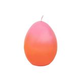 Eivormige Talking Eivormige roze en oranje ombre-kaars
