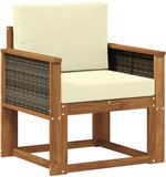 vidaXL - Buiten - Midden - Sofa - Massief - Acacia - Hout - Naturel
