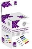 TRU COMPONENTS Assortiment laboratoriumconnectoren Koppeling, recht Zwart, Rood, Blauw, Geel, Groen 10 onderdelen