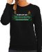 Bellatio Decorations Foute Kersttrui/sweater voor dames - Ik heb last van IWAMWD - zwart - grappig S