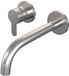 Brauer Brushed Edition Inbouw Wastafelmengkraan met Gebogen Uitloop en Rozetten Model D2 RVS Geborsteld PVD