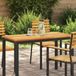 VidaXL Tafelblad olie naturel 110 x 55 x 2 cm massief acaciahout