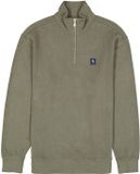 Garcia Heren Effen Sweater Groen Lange mouw