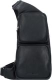 GreenBurry Vintage Sling Bag Black zwart