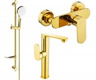 Mexen Milo DF05 doucheset, goud