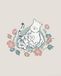 Komar Disney Winnie de Poeh Flowers and Friends decoratieve wandafbeelding kinderkamer 40 x 50 cm