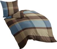 Bierbaum Beddengoed 4942, Katoen, 135 x 200 cm + 80 x 80 cm, Mokka