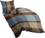 Bierbaum Beddengoed 4942, Katoen, 135 x 200 cm + 80 x 80 cm, Mokka