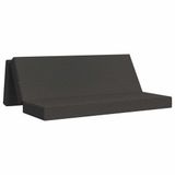 vidaXL Vouwbare Sofa Bed 180 x 67 x 45 cm Donkergrijs