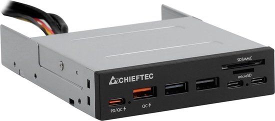 Chieftec CRD-908H Card Reader - Black - USB 3.2 Gen 1