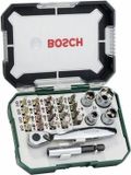 Bosch X-Line 26-delige bitset en ratelset - Geschikt voor metaal