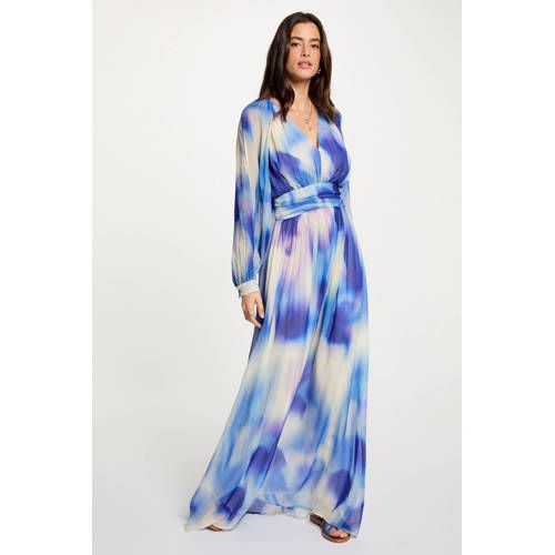 Morgan maxi jurk blauw