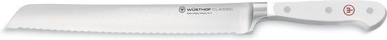 Wusthof Classic White Broodmes 23cm RVS