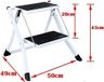 StarTech Vouwbare trapje - 2 treden - Mini - Metaal - Antislip, breed voetstuk - Geschikt voor campers en caravans