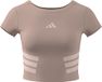 adidas Mujer FUTURE ICONS THREE STRIPES BABY T-SHIRT, blush pink, XS